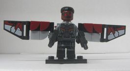 LEGO Super Heroes sh0929 " Falcon - Dark Bluish Gray and....