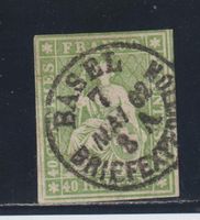 Strubel 26 G gestempelt / Befund
