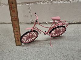 Fahrrad / Velo mini - Dekoration Pink
