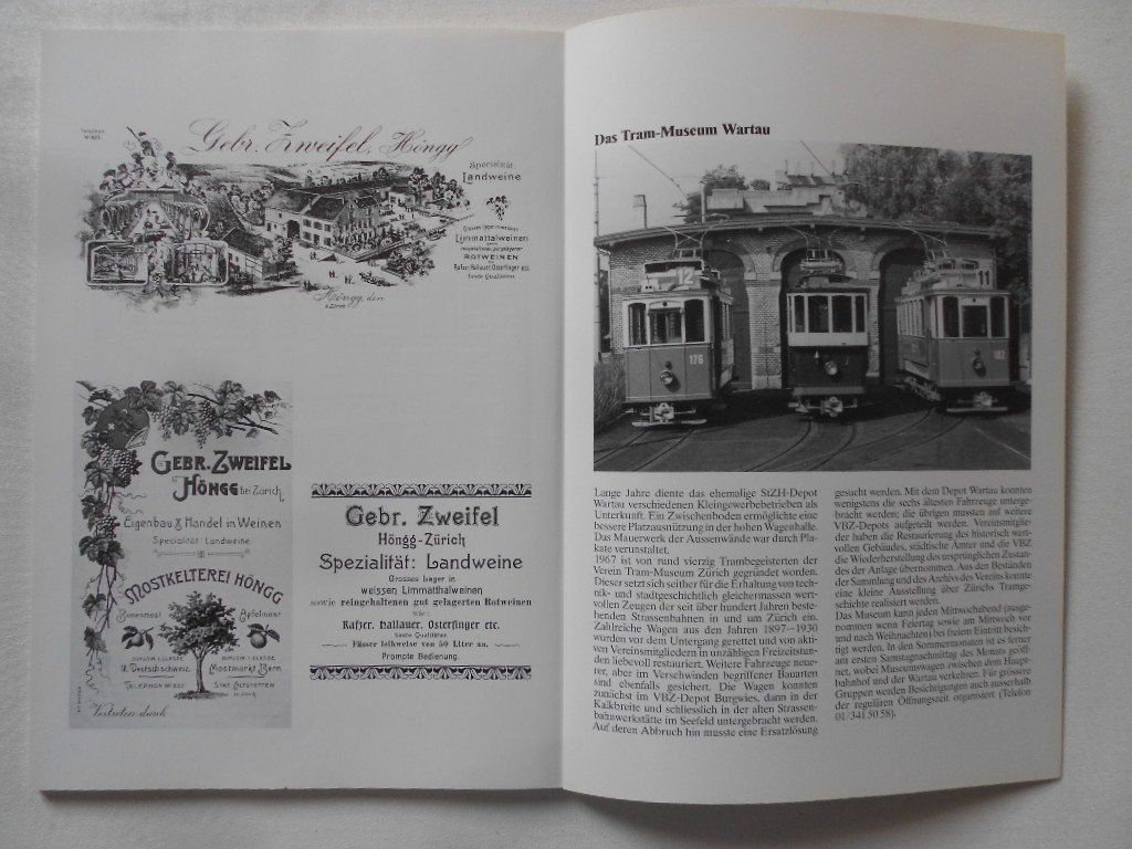 Bücher: AUS HÖNGGS TRAMGESCHICHTE – Gebraucht aus Bex von Giorgiob 2