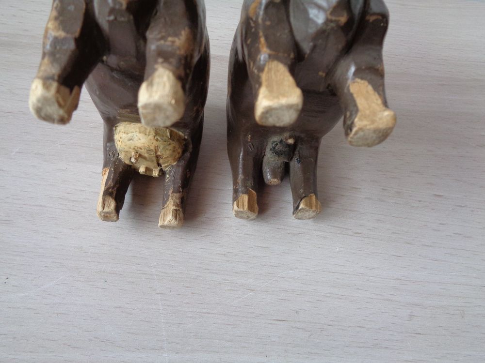 ALTE APPENZELLER KUH + STIER HOLZKUH GESCHNITZT ANTIK NR. 2 | Kaufen ...