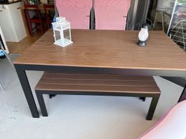 Gartentisch mit Bank Ikea 702.405.77 L160cm B99cm H66cm