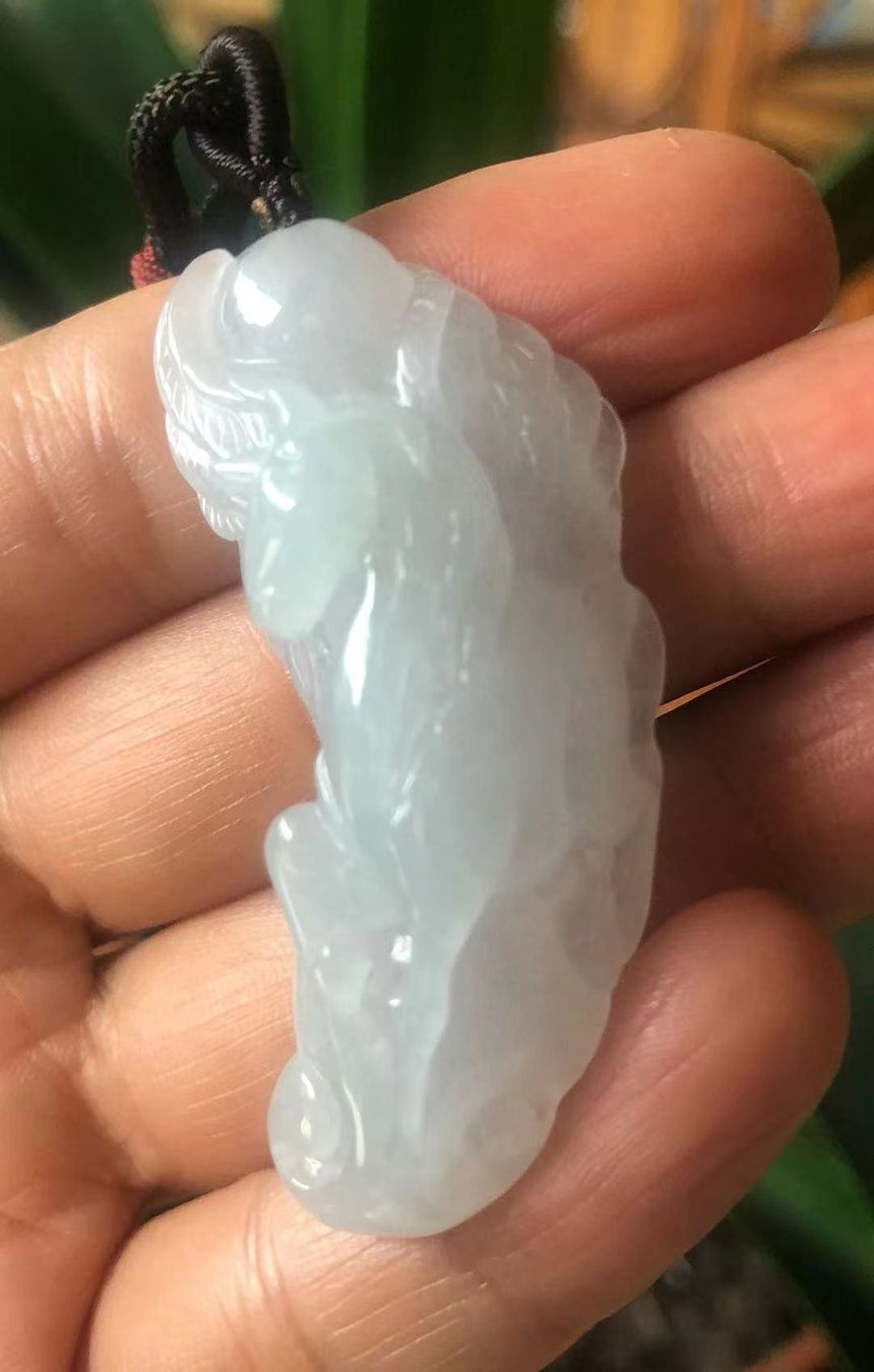 Ciondoli: Jade-Pferdeanhänger, handgeschnitzt – Nuovo e nell'imballaggio originale da Bubendorf venduto da JadeParadise 3