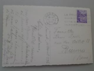 Cartoline postali: Lago di Lugano, Monte S. Salvatore e Pon – Usato da Sargans venduto da nicsam1815 1