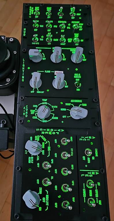 Steuerung: F-16 Right Console Panel Replica – Gebraucht aus Rümlang von gkollias94 4