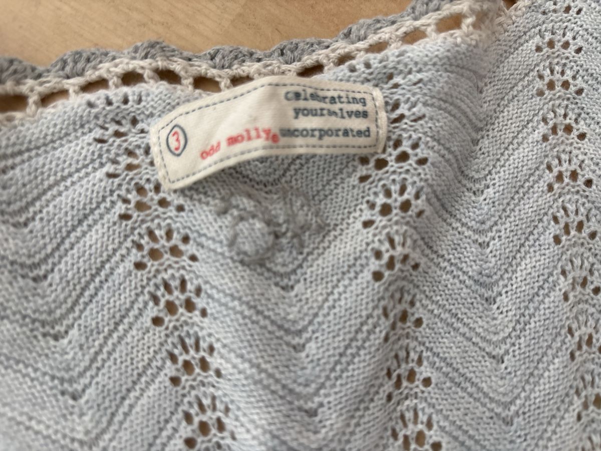 Odd Molly Vestiti: Strickkleid Odd Molly hellblau Baumwolle Grösse 38/40 – Usato da langenthal venduto da rundholz7 6
