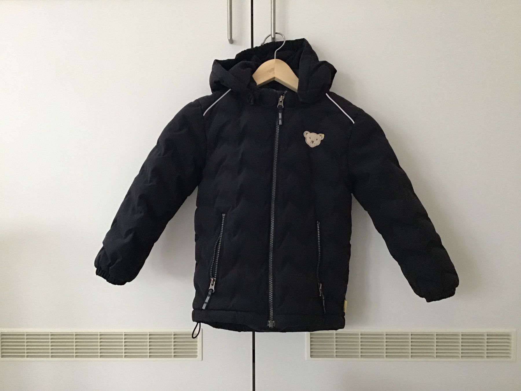 Steiff Jacken: STEIFF outdoor kids jacket, navy blue, size 110 – Gebraucht aus Forch von rom_qqv2