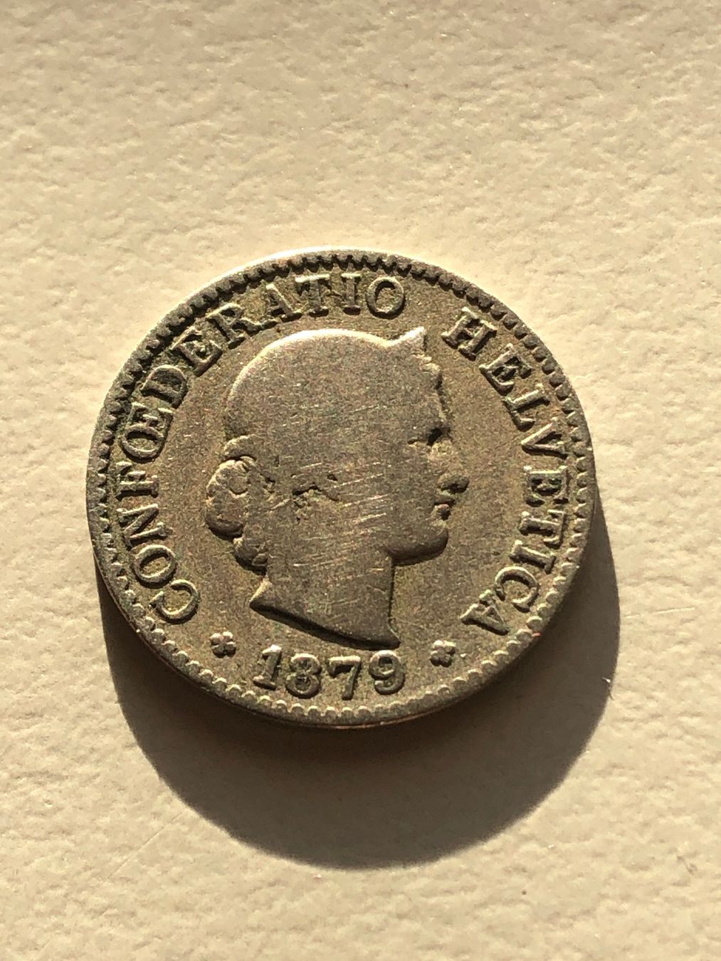 Tutti le monete: 5 Rp. 1879 – Usato da Schötz venduto da Odpa