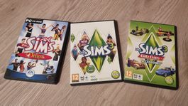 3 Sims 3 Spiele (Deluxe, Gib Gas, 10 Sims) PC CD-ROM