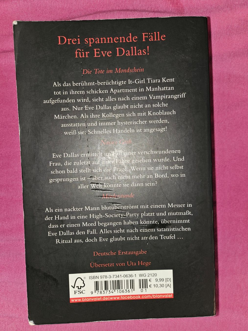 Livres: Buch: J.D. Robb - Mörderstunde – D'occasion à Thun par Shame 1