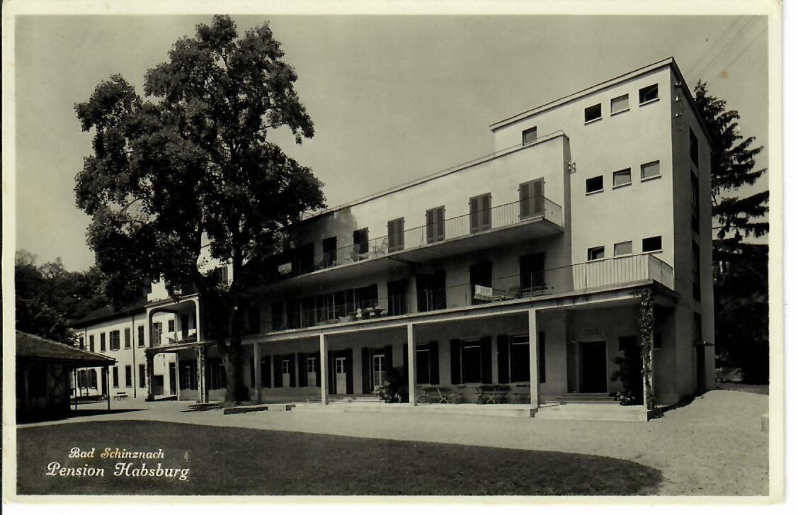 Ansichtskarten: Bad Schinznach - Pension Habsburg – Gebraucht aus Hochdorf von Ziegel-16