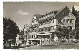 Wildhaus (SG) Toggenburg Hotel Hirschen  ESSO Tanksäule 1943