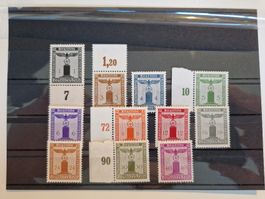 Deutsches Reich Briefmarken Dienst Set postfrisch