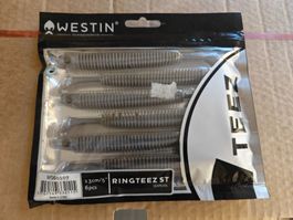 Westin Ringteez ST 13cm/5" Seapearl 6 Stk. NEU