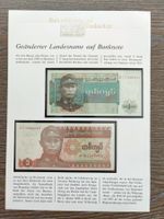 Kuriositäten auf Banknoten - Burma !!!!!!!