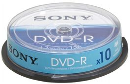 Sony 10DMR47AS4 AccuCORE 1x-16 DVD-R Rohlinge 4,7GB 120Min.