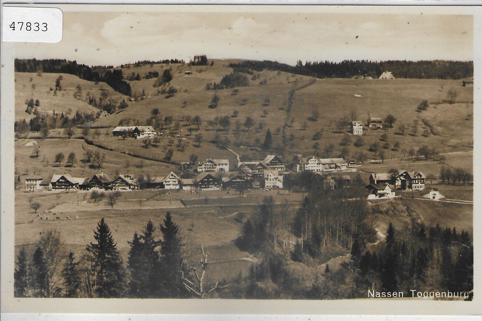 Cartoline postali: Nassen Toggenburg - Generalansicht – Usato da Ettingen venduto da Kartenplanet