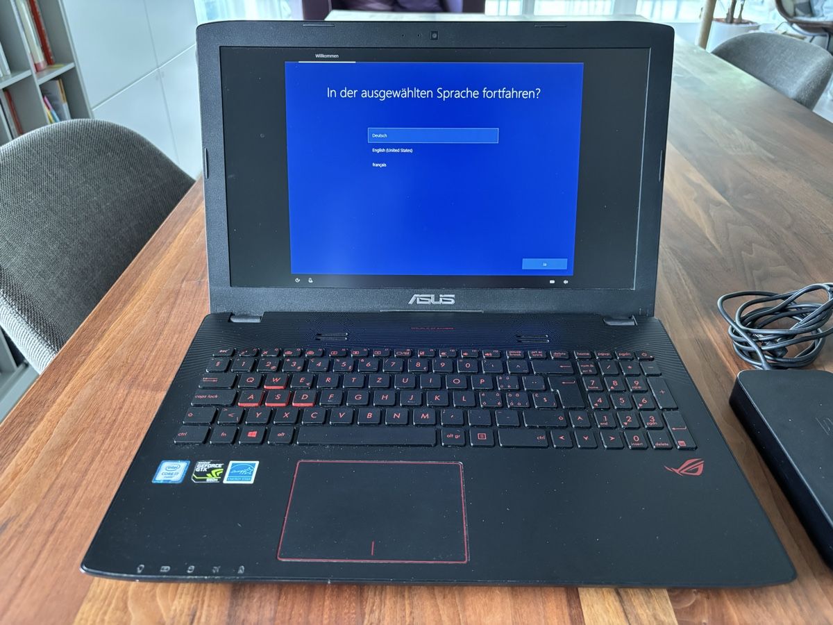 Asus Notebook: ASUS ROG Gaming Laptop GL552V – Usato da Küttigen venduto da tmh_2vpc 1