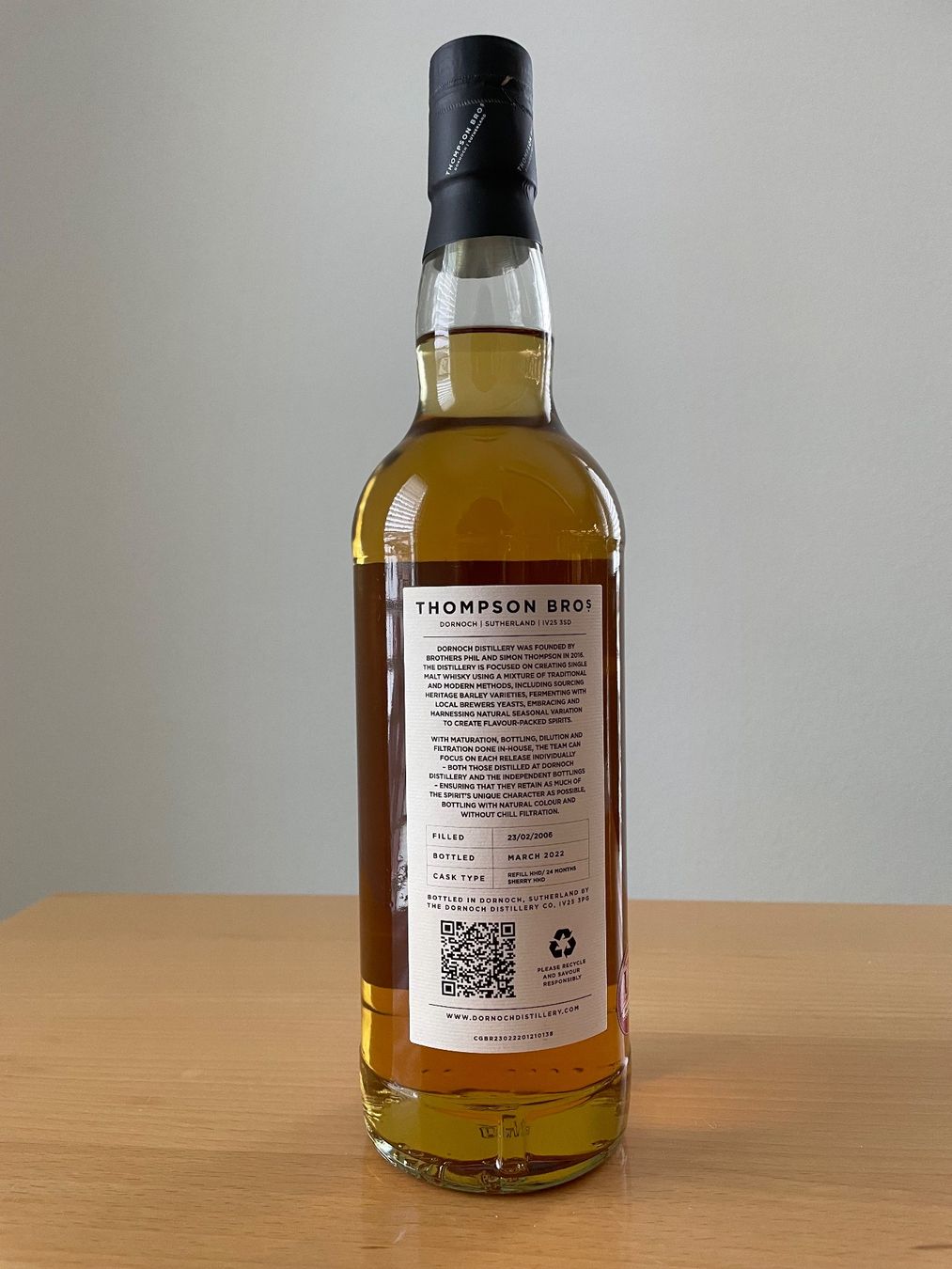 Spirituosen: Thompson Bros A Speyside Distillery 2006 – Neu und originalverpackt aus Zürich von ricardiniho 3