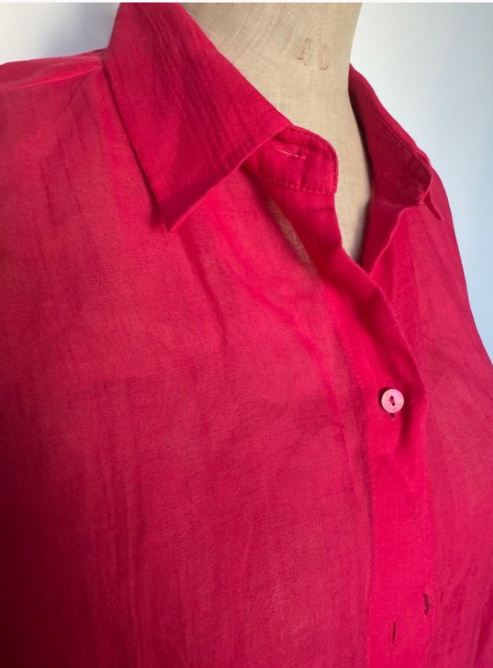 Massimo Dutti Blusen: Massimo Dutti Sommerbluse aus Leinen, Gr. L – Gebraucht aus Stäfa von Ildi 1