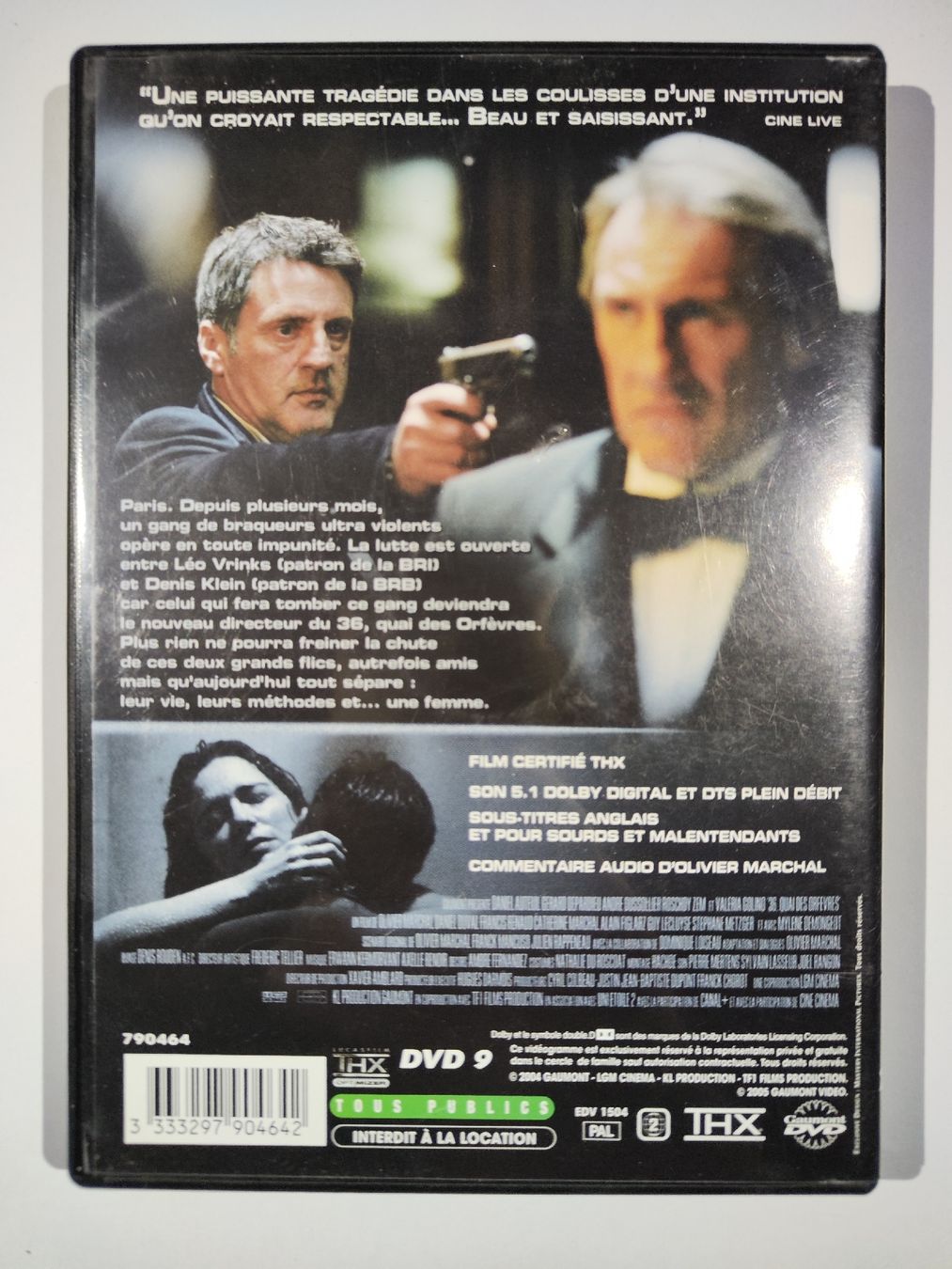 Tutti i DVDs: DVD - 36 Quai des Orfèvres – Usato da Commugny venduto da Teksen 1