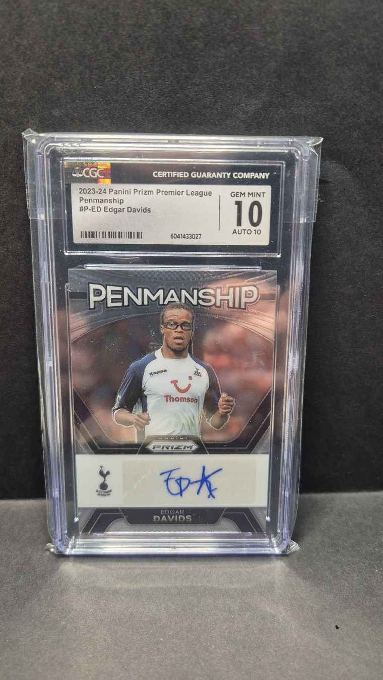 Panini Carte collezionabili: Edgar Davids Panini Prizm Auto GEM MINT 10 Tottenham – Nuovo (secondo la descrizione) da Uetikon am See venduto da vi3nnaC4lling