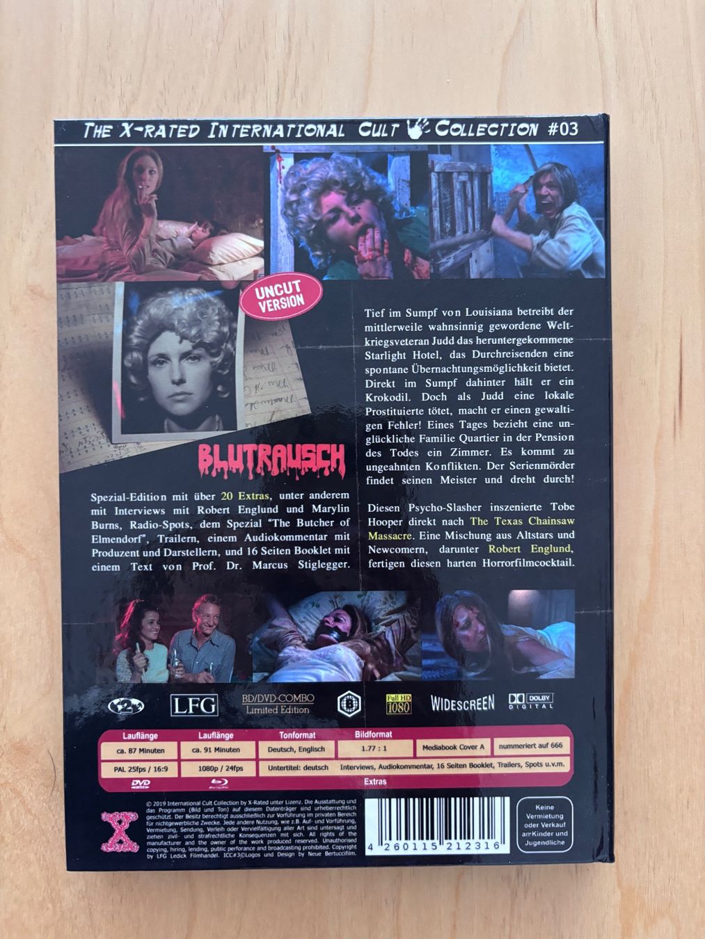 Alle DVDs: Blutrausch Uncut Limited Edition – Gebraucht aus Varen von bacaduva2007 1