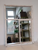 Vintage Upcycling Spiegel aus altem Fenster - Shabby Chic