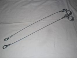 Drahtseil 6mm mit Haken
