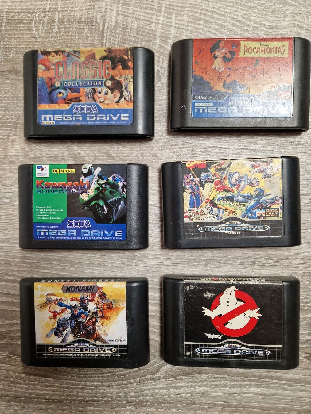 Giochi: 6 jeux megadrive – Usato da Mannens venduto da BargainLiquidation