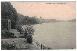Rheinfelden, Rheinpartie, gelaufen 1908