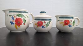 DDR Keramik Kaffee Set 3-Teilig