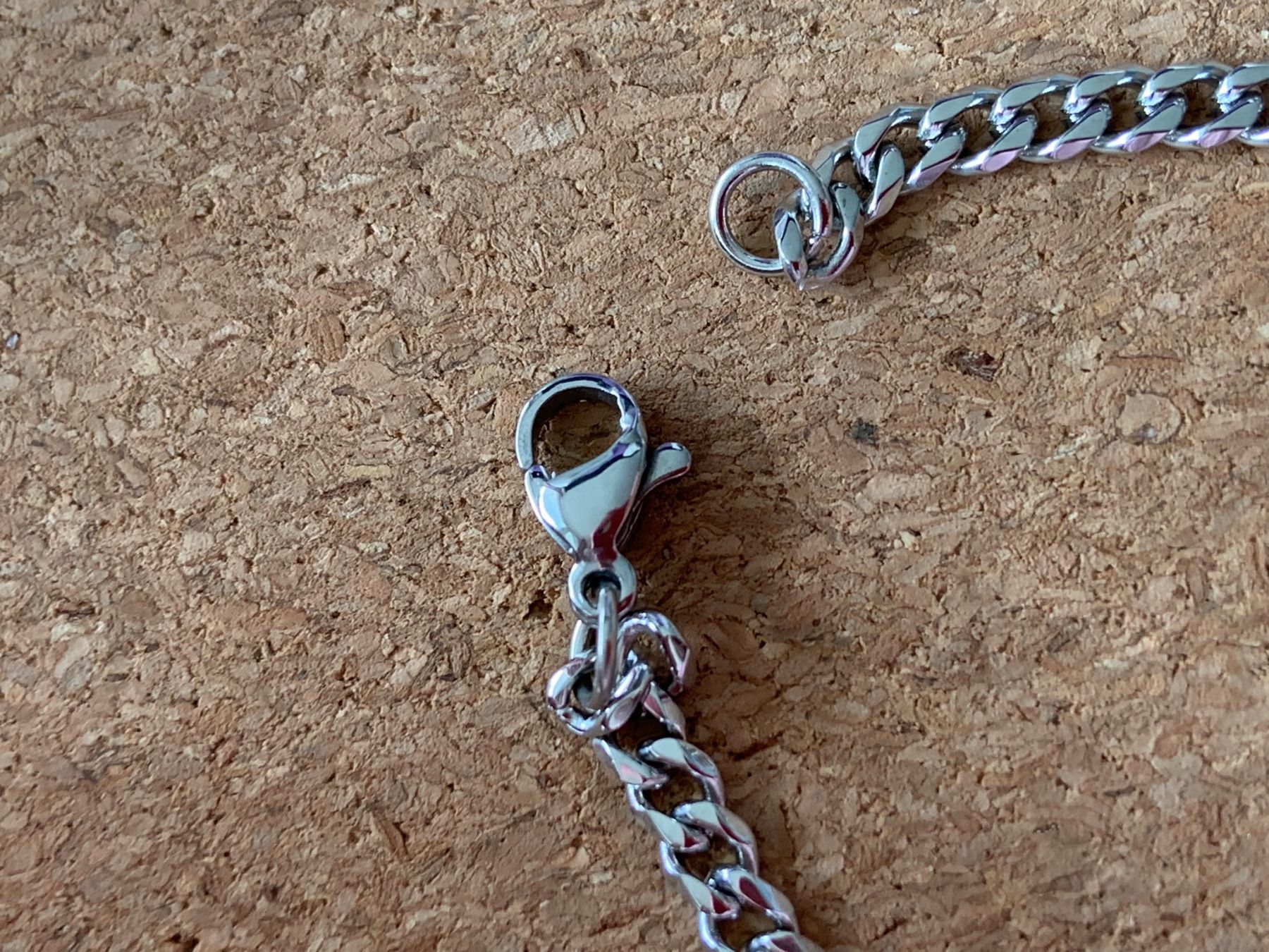Bracciali & Braccialetti: Armband  Panzerkette silbern (18 cm) – Usato da Laufen venduto da Bellavitaboom 5