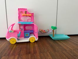 Spielzeug Wohnmobil mit Puppe und Zubehör sehr guter Zustand