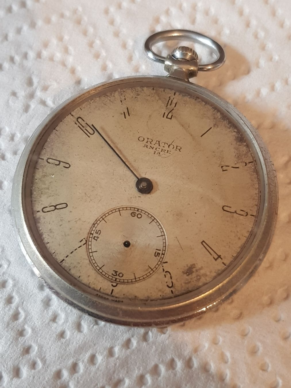 Orologi: ORATOR ANCRE 1A,  des années 40 – Difettoso da Genève venduto da BKYB 2