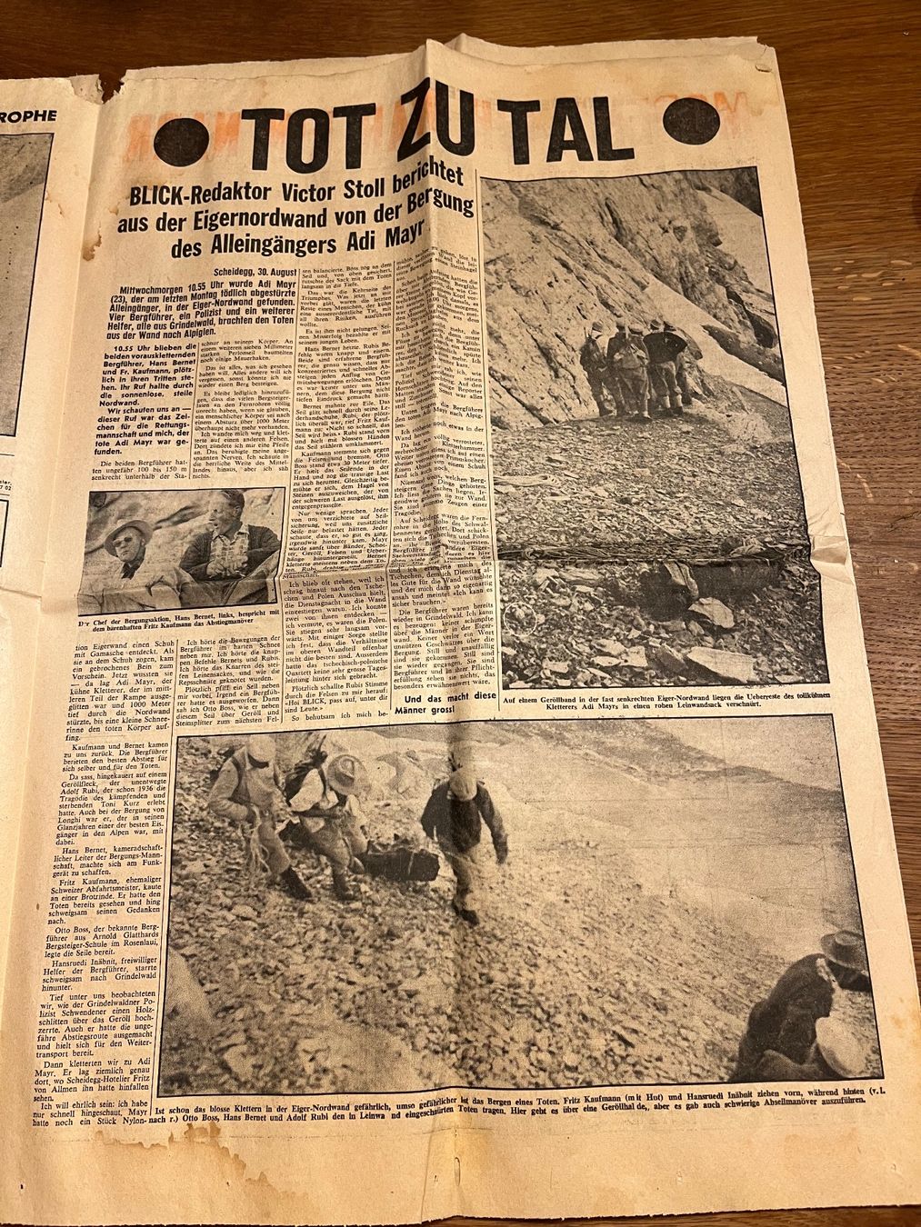 Zeitschriften & Magazine: Blick Tageszeitung 31.August 1961 – Gebraucht aus Spiez von _silvio_99 4