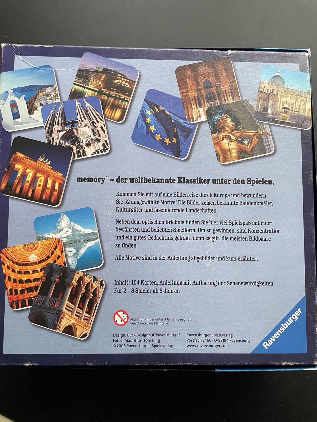 Ravensburger Giochi: Ravensburger Memory Europa – Usato da Leibstadt venduto da Dany603 1