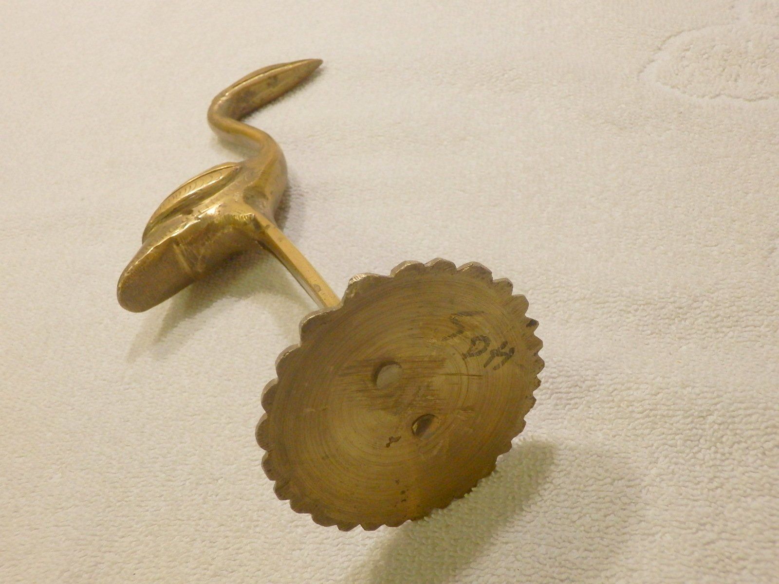 Figurines: Vogelfigur, Messing, Storch oder Flamingo?,  21cm hoch – D'occasion à Ueberstorf par dinbau 5