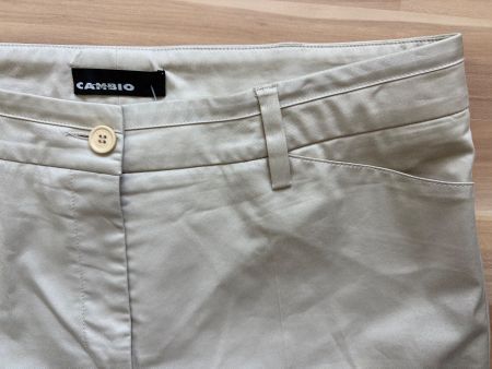 Schöne beige Cambio Hose. Feiner, weicher Stoff