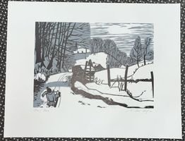 winterliche Landschaft von Eugen Del Negro     (ID b4838)