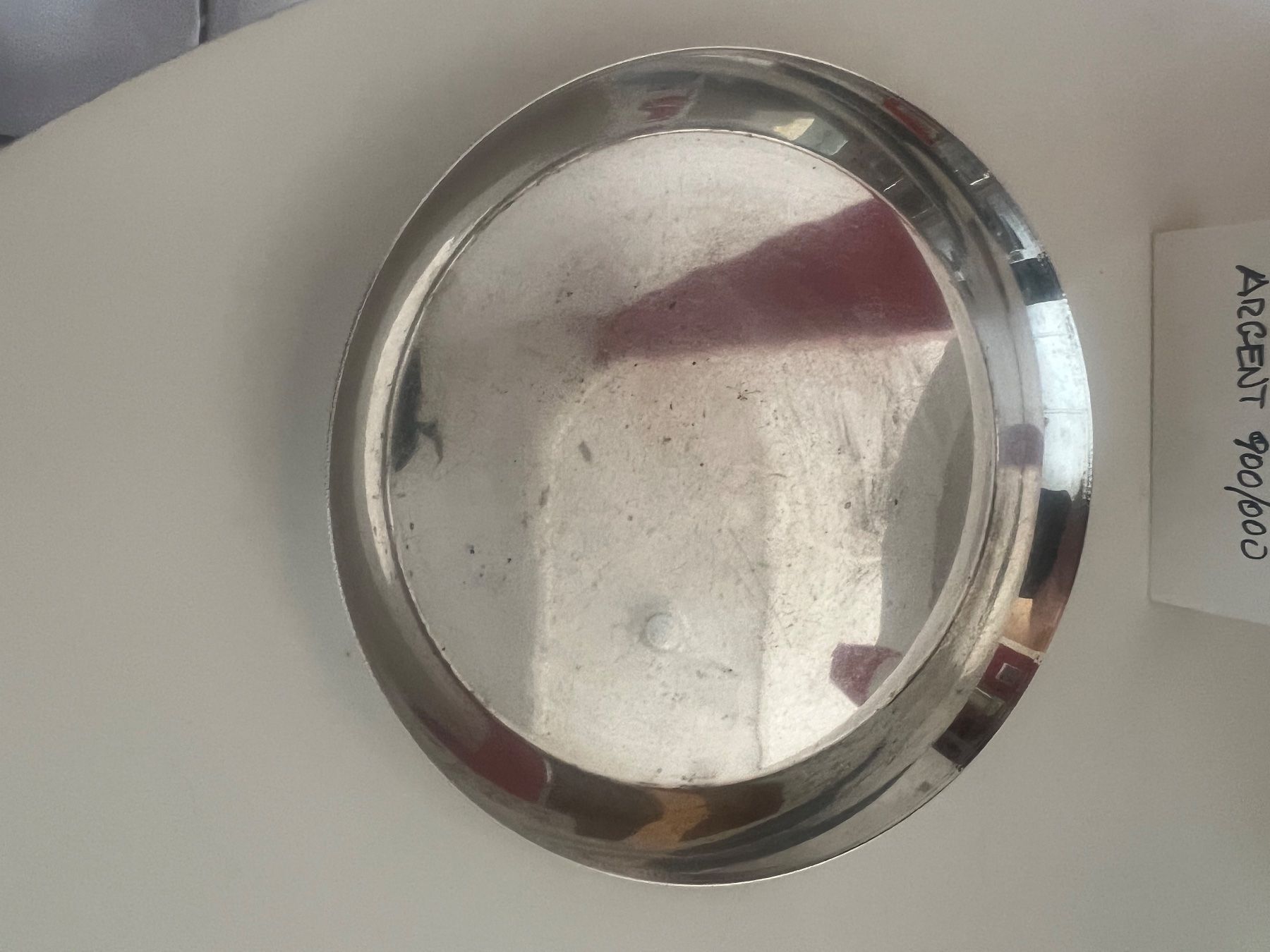 Untersetzer: Dessous de bouteille argent – Gebraucht aus Lugnorre von jul_lnh6