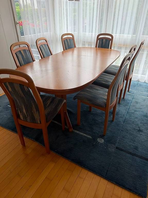 Tables: Esstisch Buche inkl. 8 Stühlen – D'occasion à Holzhäusern / Rotkreuz par C.I.01