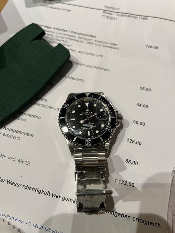 Rolex Orologi: Rolex Submariner date 16610 / 1996 – Usato da Bern venduto da Minok 3