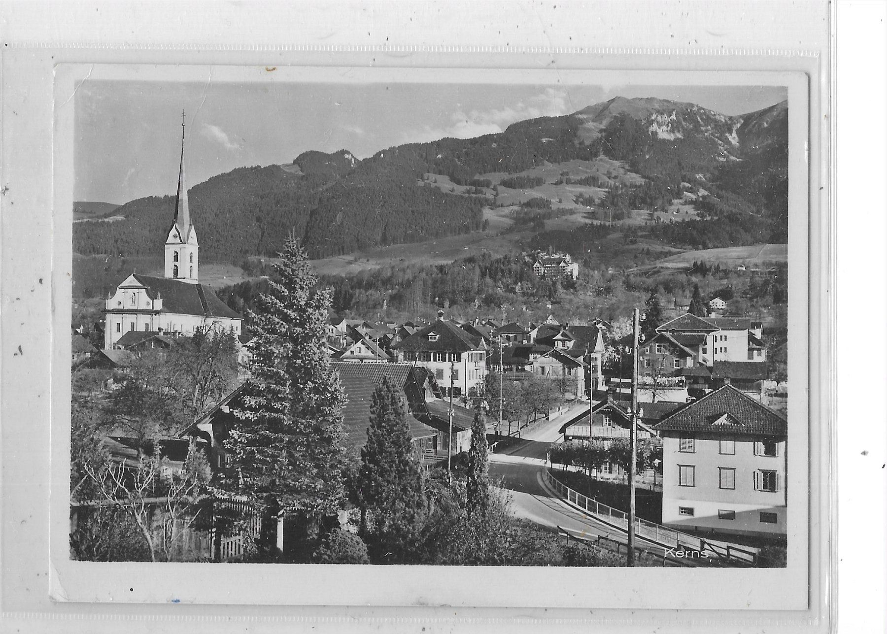 Cartoline postali: OW Kerns 1946 – Usato da Schocherswil venduto da Wilare