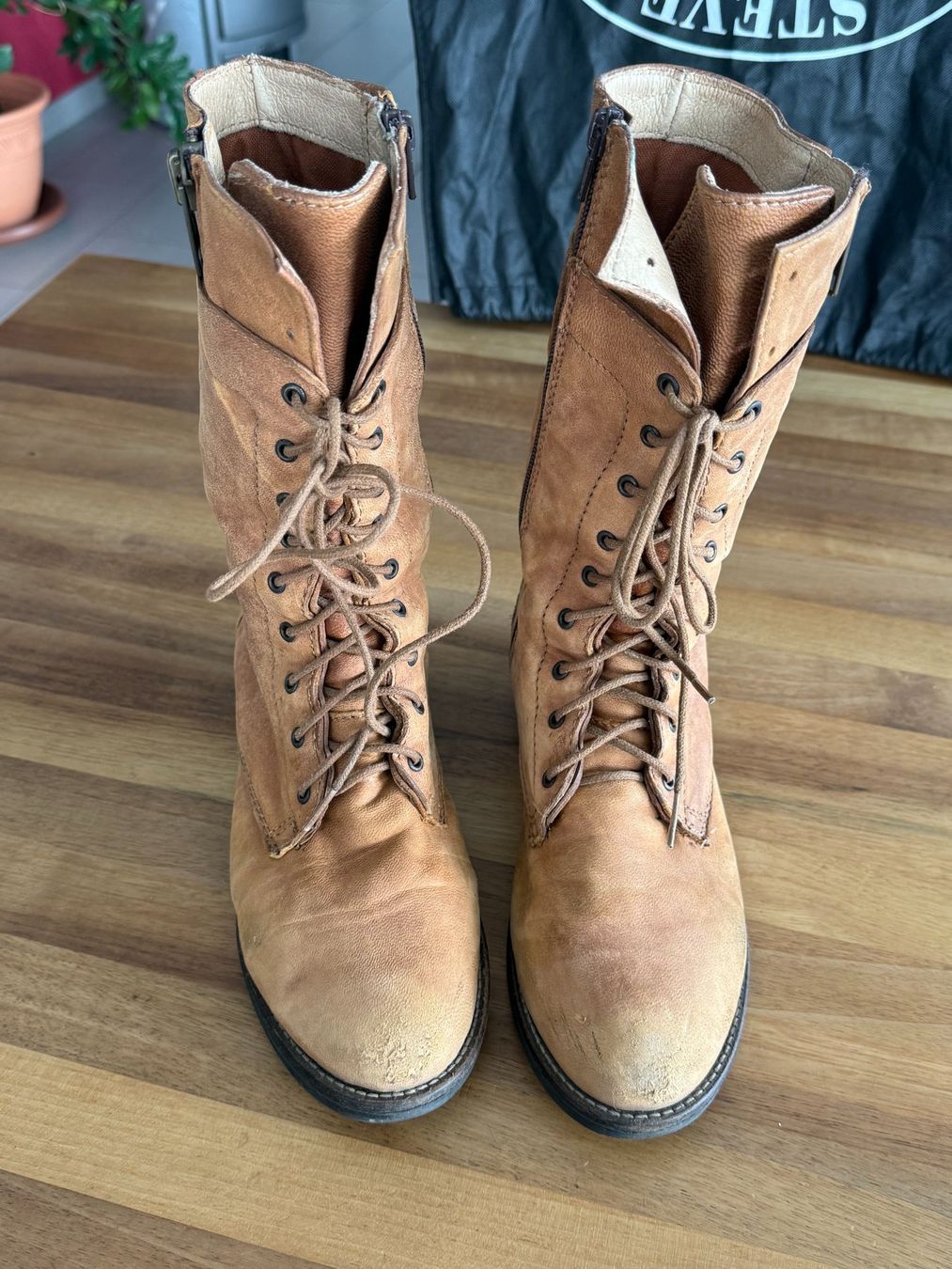 Steve Madden Scarpe da donna: Steve Madden Stiefel aus Leder – Usato da Schmerikon venduto da lis_lj2v