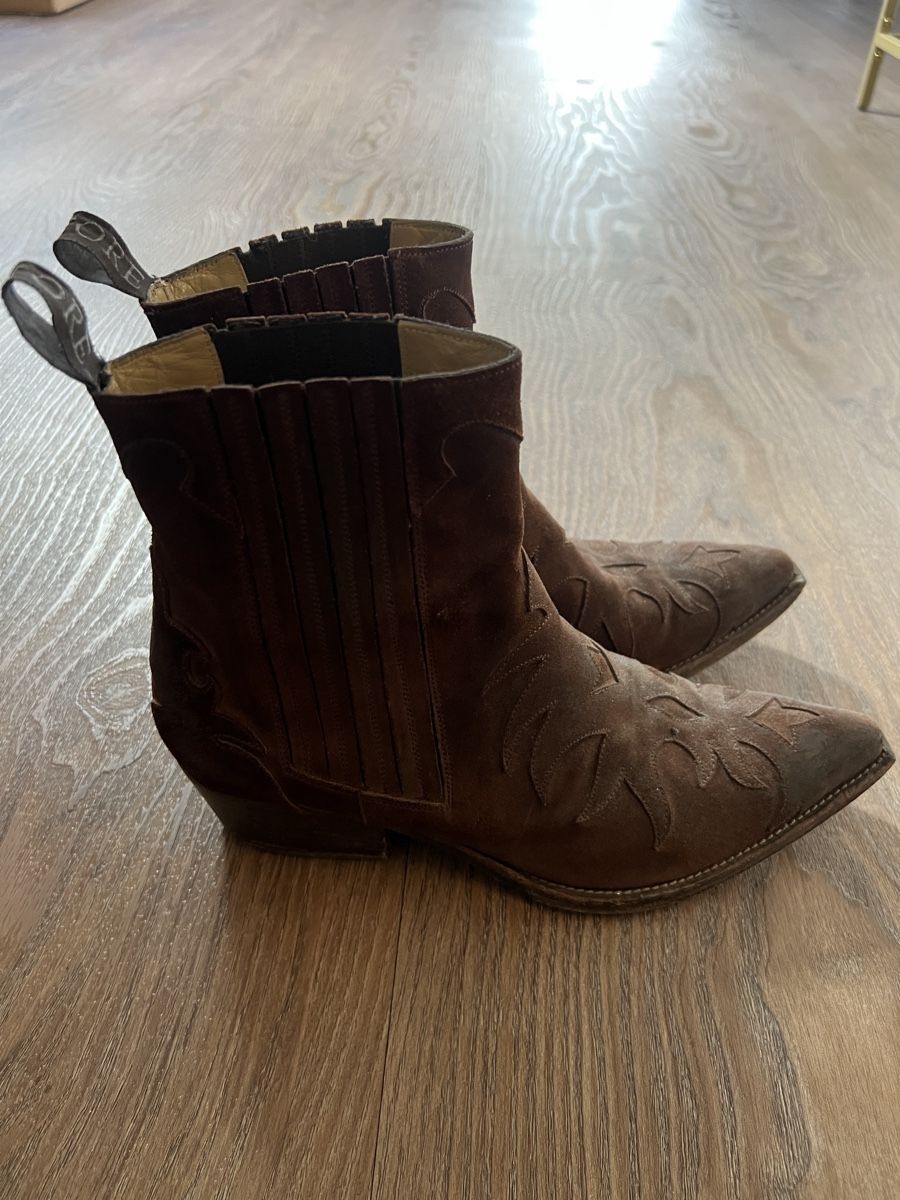 Scarpe da donna: Braune Wildleder Stiefeletten, Gr. 39! – Usato da Illnau venduto da Michele0210_ 1