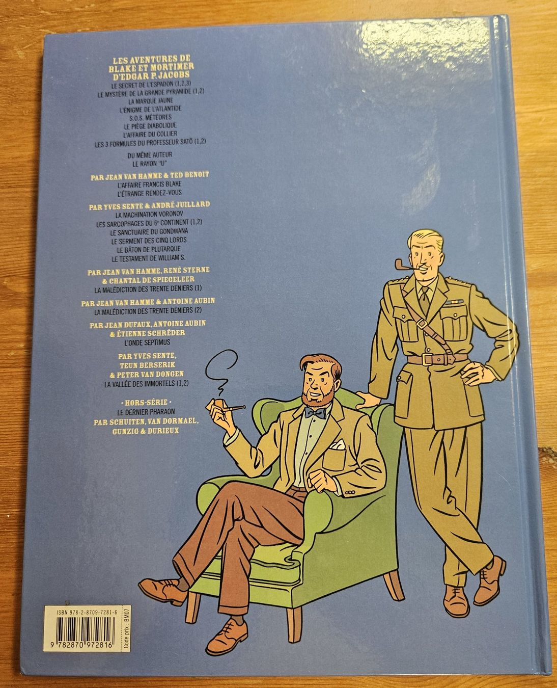 Comics: Blake et Mortimer N 26 E.O TBE-G.FORMAT La Vallée des Immort – Gebraucht aus Prévonloup von bitume1975 2