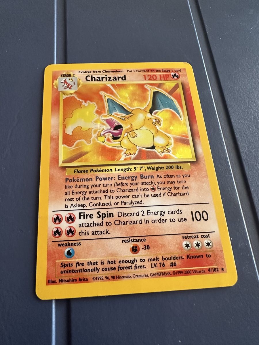 Pokémon Carte collezionabili: Charizard Holo 4/102 Base Set - 4th Print 1999-2000 - EN – Usato da Lausanne venduto da yan_m5zs 1