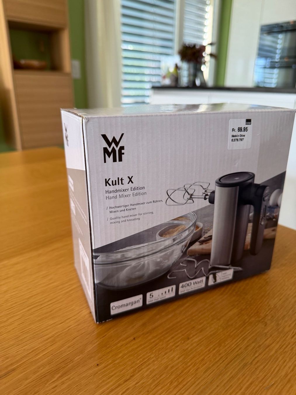 WMF Küchengeräte: WMF Kult X Handmixer Edition Cromargan neu – Neu und originalverpackt aus Rapperswil BE von Rappsiger