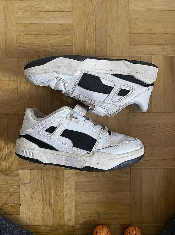 Herrenschuhe: Schwarz-weiße Sneaker | Puma – Gebraucht aus Laufen von Looc_ 3